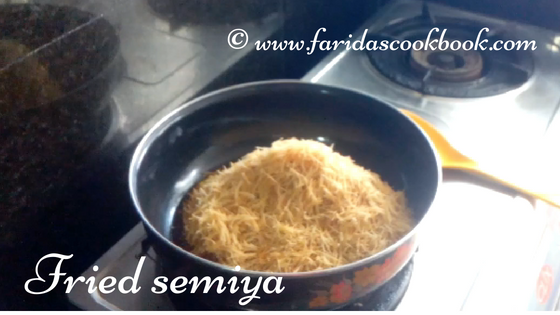 Dum ke semiya | Eid special | sweet vermicelli recipe - Faridas Cook Book