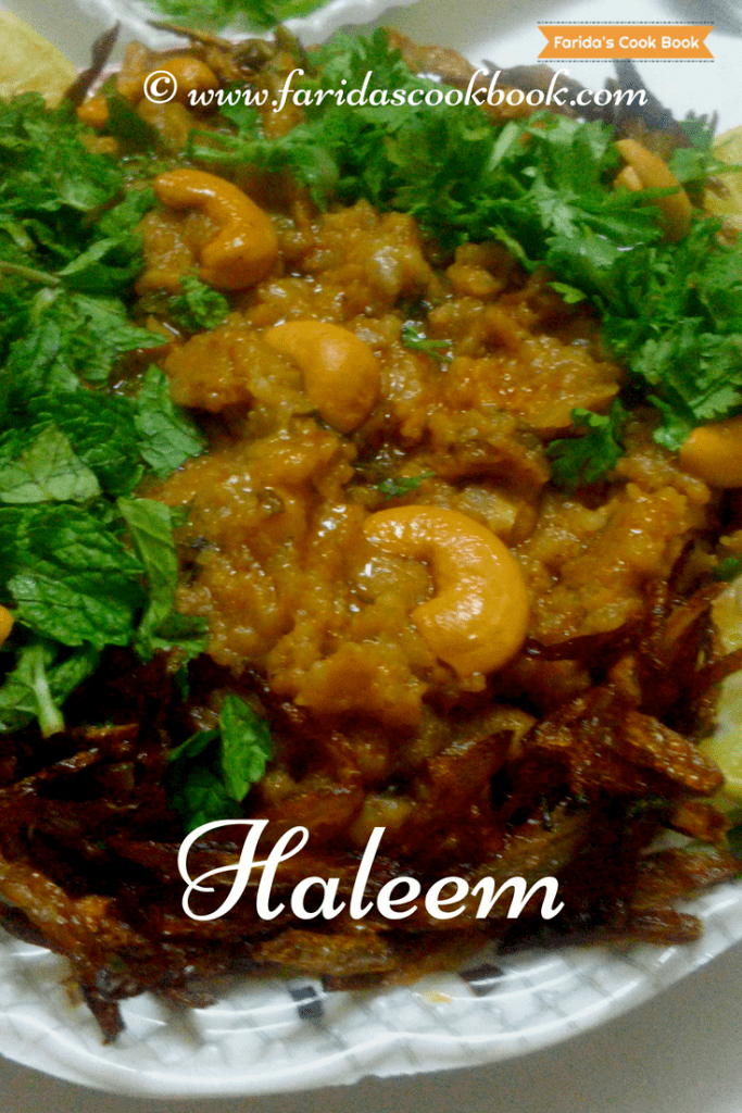 haleem | mutton keema haleem | Ramadan special - Faridas Cook Book