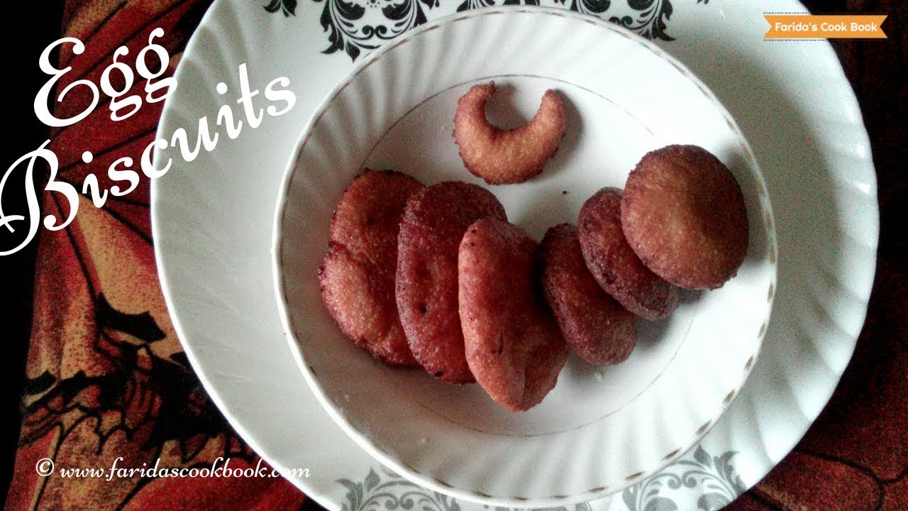 egg biscuits | fried biscuits | egg biscuits recipe | no oven - Faridas