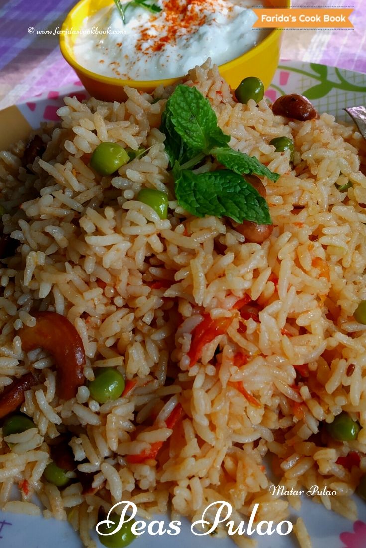 Mutter Rice peas pulao | matar pulao | green peas pulao recipe | rice recipes ...
