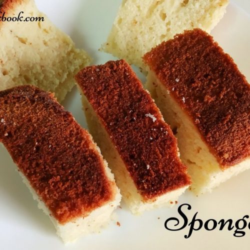 sponge cake |plain egg sponge cake recipe without oven - Faridas Cook Book