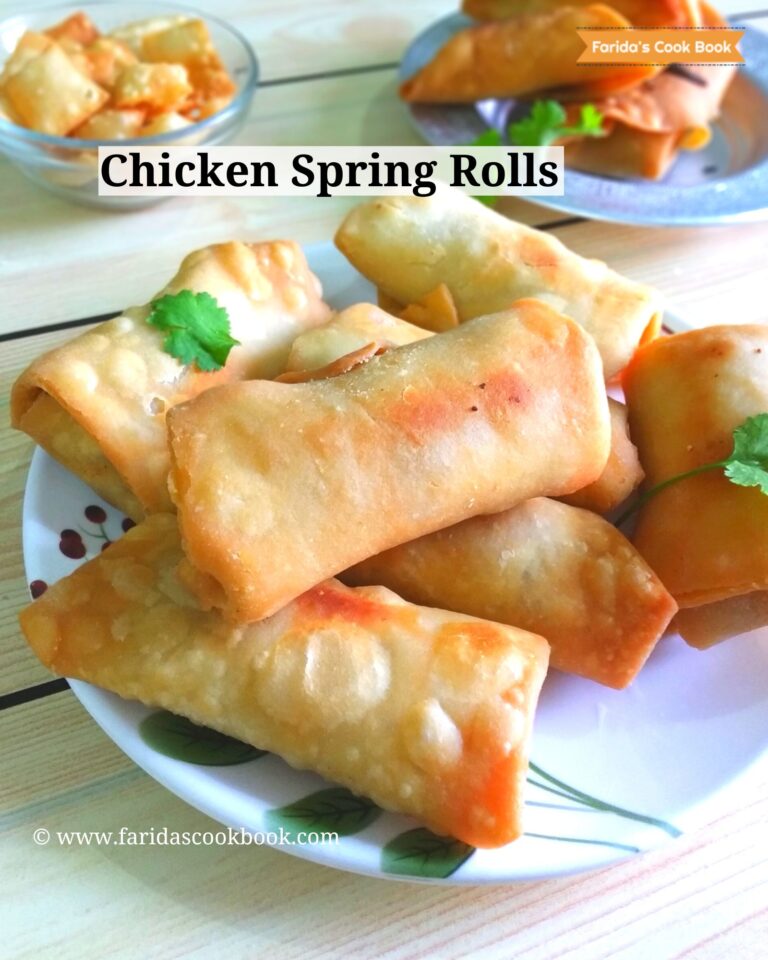 chicken spring rolls | how to make chicken spring roll recipe | homemade spring roll sheets