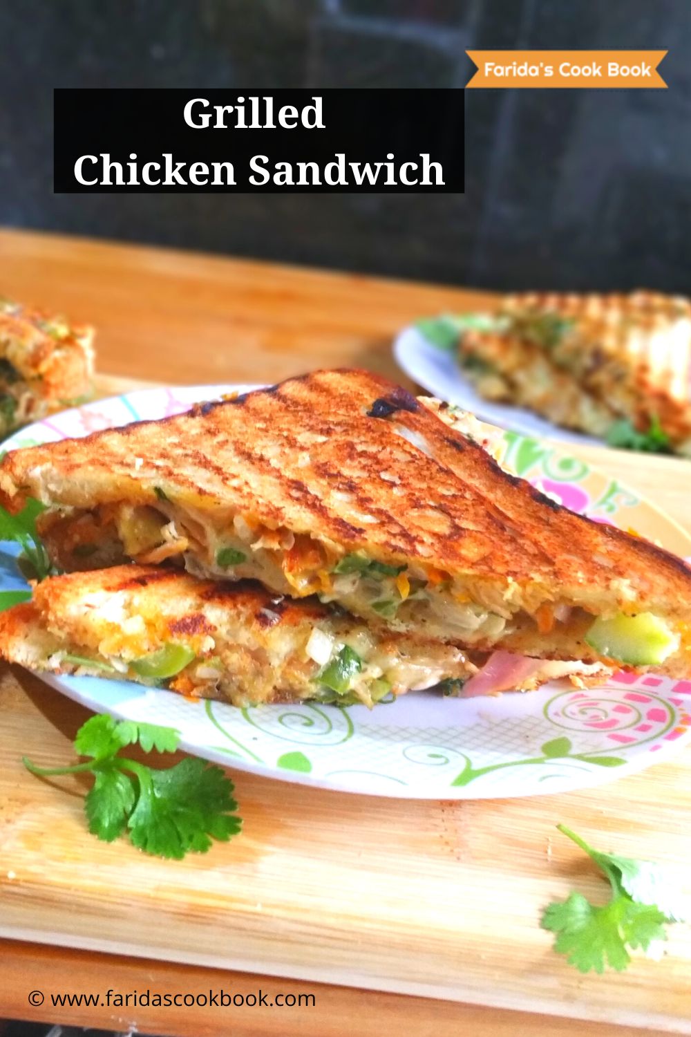 chicken sandwich grilled chicken and cheese sandwich recipe Faridas