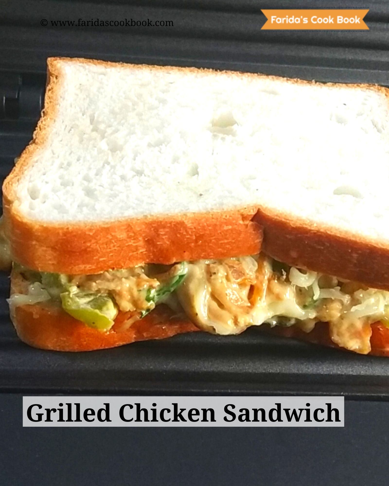 chicken sandwich grilled chicken and cheese sandwich recipe Faridas