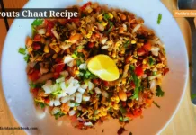 sprouts chaat recipe | healthy boiled sprouts chaat | weightloss recipes