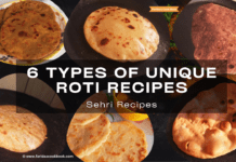 6 types of unique roti recipes | sehri recipes | different types of roti recipe in telugu