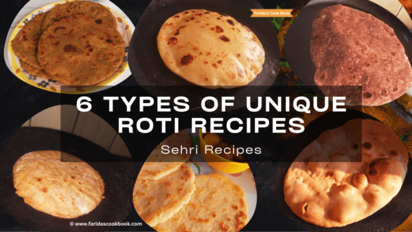 Sheru Roti 6 types of unique roti recipes | sehri recipes | different types of ...